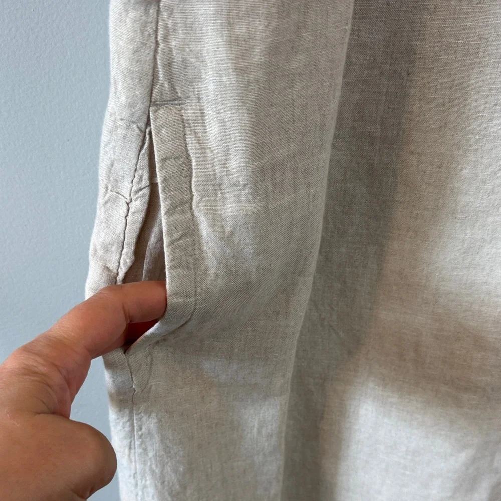 JCrew Sleeveless Linen Dress - Picture 3 of 6